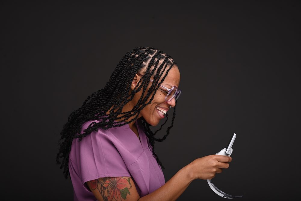 Dr. DeVontee' Rayford in a clinical setting